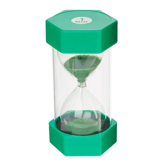 1 Minute Sand Timer,Introducing our virtually indestructible 1 Minute Sand Timer, designed with moulded end caps and thick wall surrounds to ensure durability. Each sand timer is colour coded for easy identification, making them perfect for timing various educational or therapeutic activities, as well as prompting discussions about time. Our brightly coloured 1 Minute Sand Timers are ideal for a wide range of uses, including games, accurate event timing, and experiments. With its plastic moulded end cap and