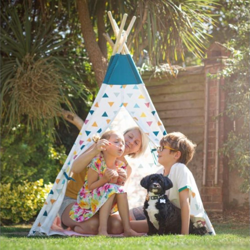 100% Fsc Certified Teepee,The 100% FSC Certified Teepee comes complete with curtains, this delightful teepee tent is everything your little one needs to make a nursery or bedroom a den to play in! Play hide and seek or cosy up for reading time with this stunning 100% FSC® Certified Teepee.The wooden poles slot together with ease making it quick to assemble. Crafted from FSC Certified materials (FSC C147826), this children’s tent has been made in the most eco-friendly way possible. The neutral colour palette