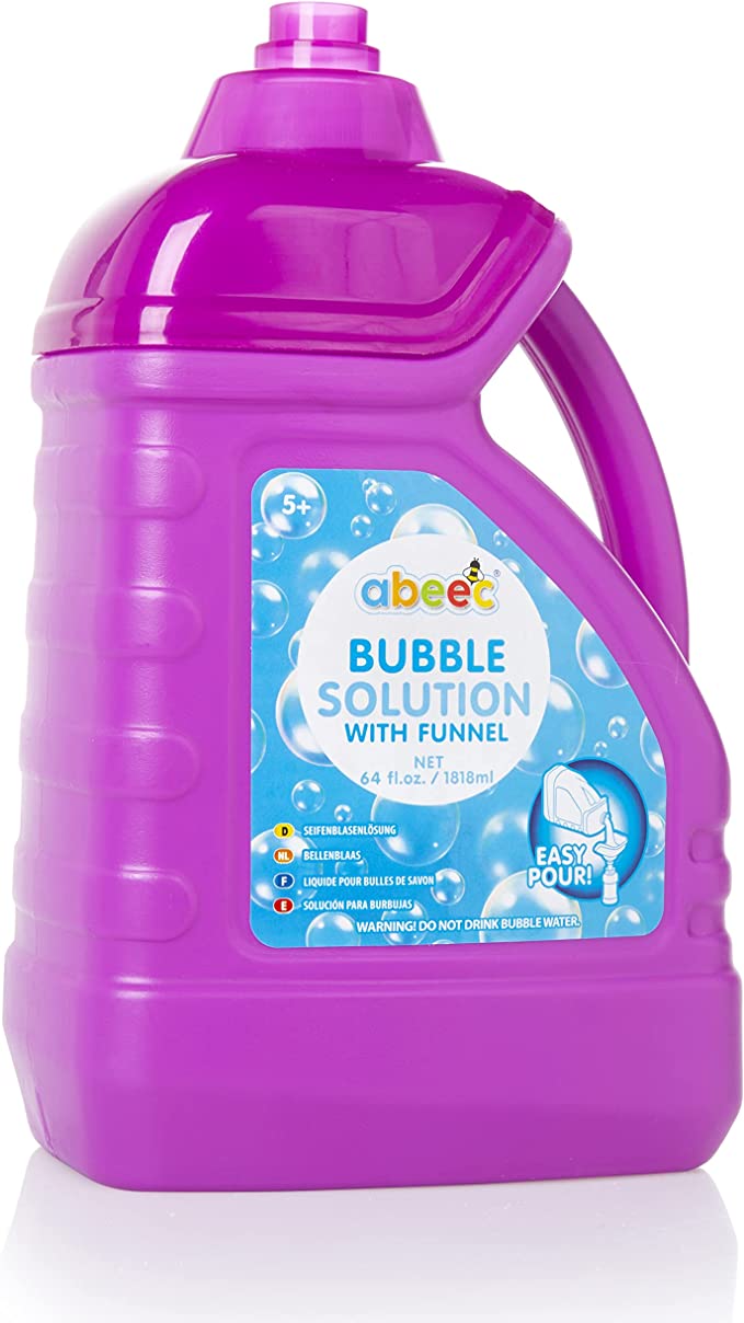 1.8 Litre Bubble Solution,The 1.8 Litre Bubble Solution is your gateway to endless fun and sensory exploration, all at an affordable price. This generous tub of bubble solution is not just a simple plaything; it's a versatile tool designed to engage individuals of all ages in a variety of sensory and physical activities. From visual tracking to outdoor exercise and even respiratory skills development, the opportunities for play and learning are vast. 1.8 Litre Bubble Solution Features: Generous Size: With a