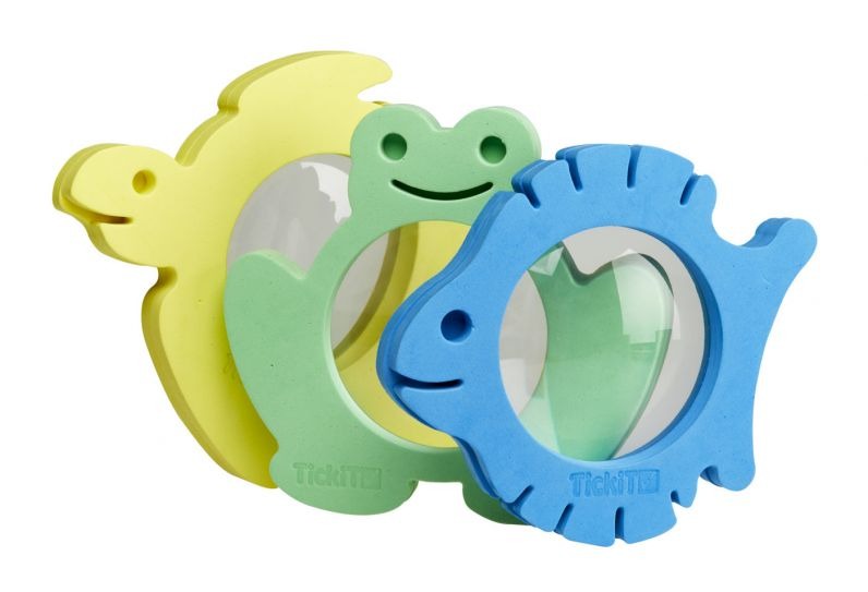 3 Pack Softie Marine Magnifiers,The Softie Marine Magnifiers set introduces a delightful and educational tool designed specifically for young explorers. Comprising three chunky magnifiers with lightweight, soft EVA foam surrounds, this set is not only perfect for little hands to grip but also adds an element of fun to observation and discovery. Each magnifier is shaped and colored like a different marine animal: a yellow turtle, a blue fish, and a green frog, making them attractive and engaging for children