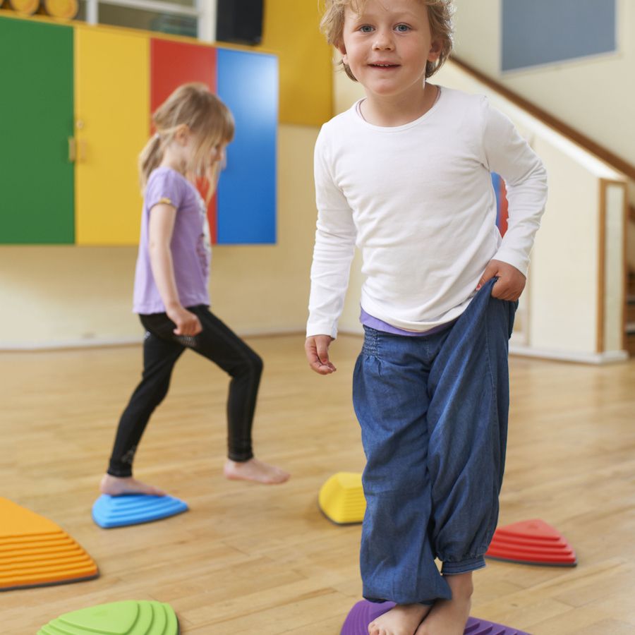 6 Pack Balance Riverstones Stepping Stones,Introducing the incredible River Stones Balancing Toy, the ultimate tool to help children enhance their coordination skills! Inspired by the stepping stones found in a mesmerizing river, these stones feature varying levels of difficulty and steepness, making it an exciting challenge for young adventurers. The objective is simple - jump from stone to stone without touching the ground!But that's not all, these ingenious River Stones also give you the freedom to custo