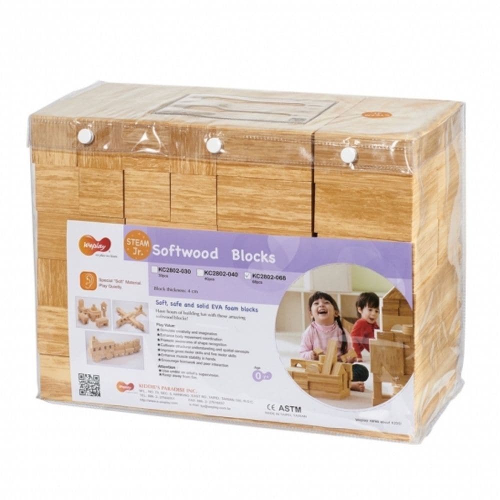 68 Pack Jumbo Blocks,With these Jumbo Blocks, the possibilities are endless! These beautifully crafted traditional jumbo blocks are ideal for stacking, building, and hands-on creative learning. Sixty Eight super-smooth rubber wood unit building jumbo blocks. Ideal for building, balancing, and hands-on early-math learning, these traditional unit blocks are a great value! Ask kids to explore different ways to make shapes of equal sizes using different blocks. For instance, two square blocks are the same size 