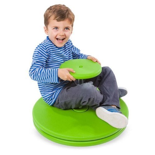 A Whizzy Dizzy,Perfect for outdoor play or indoor fun, the Whizzy Dizzy is easy to set up and use - simply climb on, grab the handles, and start spinning! Kids can spin themselves, or challenge friends to spin faster, longer or even backwards. It's a great way to get kids active and engaged while having a blast.The Whizzy Dizzy is so much more than just a toy - it's a tool for developing balance, coordination, and endurance while encouraging creativity and imaginative play. Plus, it's loads of fun! Whether 