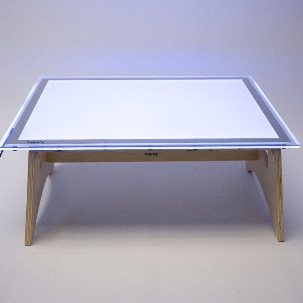 A2 Colour Changing Light Panel & Table Set,The A2 Colour Changing Light Panel & Table Set consists of a low-level table and A2 Colour Changing Light Panel which fits on top. Table has fold out legs which lock into place with a hex key. Our A2 Colour Changing Light Panel & Table Set has a new anti-trip magnetic connector and use LED strips and diffusers to evenly illuminate the panels in any one of 20 colours. Children will enjoy discovering new opportunities to explore the effects of colour mixing, opacity 