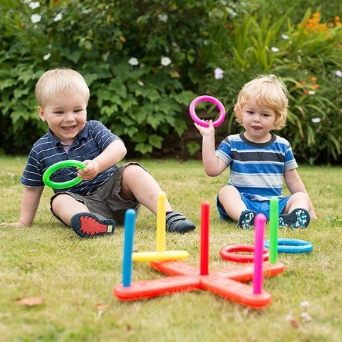 Ability Ring Toss,The Ability Ring Toss game brings a traditional, beloved activity into the modern age with its exceptional quality and design. This game stands out not just for its entertainment value but for its capacity to engage both the mind and body. By requiring players to concentrate and control their movements to throw the rings accurately over the scoring spikes, Ring Toss challenges participants physically and mentally. It's a fantastic way to encourage outdoor play, inviting children and famili