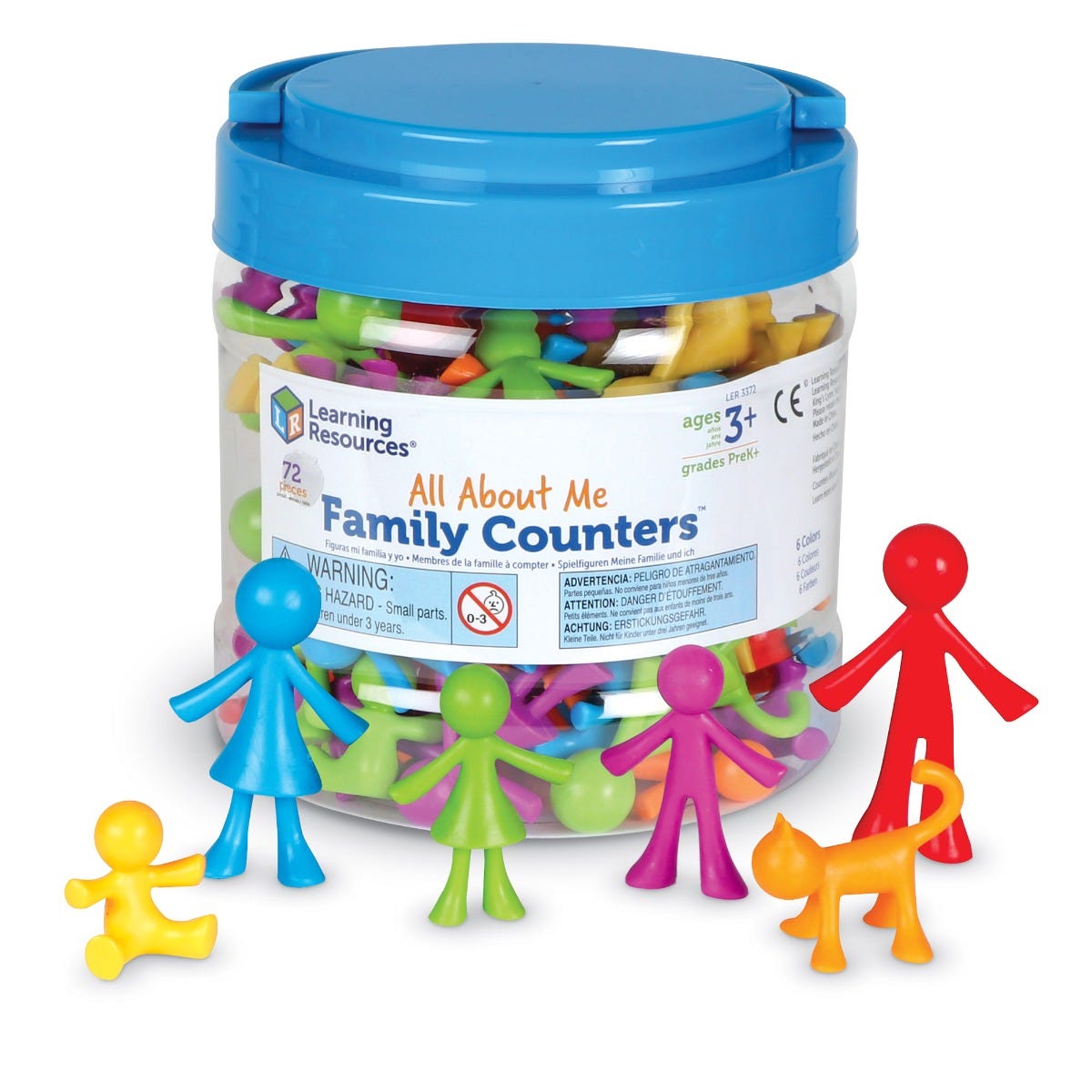 All About Me Family Counters Tub,All About Me Family Counters Tub The All About Me Family Counters Tub is a versatile educational tool designed to reinforce math themes and social development. This multi-tasking set of family counters is irresistible to children, encouraging them to engage in various learning activities, from counting and sorting to exploring family dynamics and personal identity. Key Features of the All About Me Family Counters Tub Interactive Learning: The counters are designed to be enga