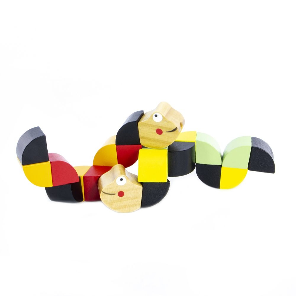 Animal Twisters,Colourful Wooden Animal Twisters These Colourful Wooden Animal Twisters are a fantastic fiddle and fidget toy designed to keep a child's fingers occupied and their mind focused. Twist and turn these wooden animal twisters to provide a fine motor workout for the hands and fingers, offering a fun way to focus the mind and relax the day's stresses. Features: Three Designs: Available in three delightful designs - crocodile, elephant, and giraffe. Please note that the design will be chosen at ran