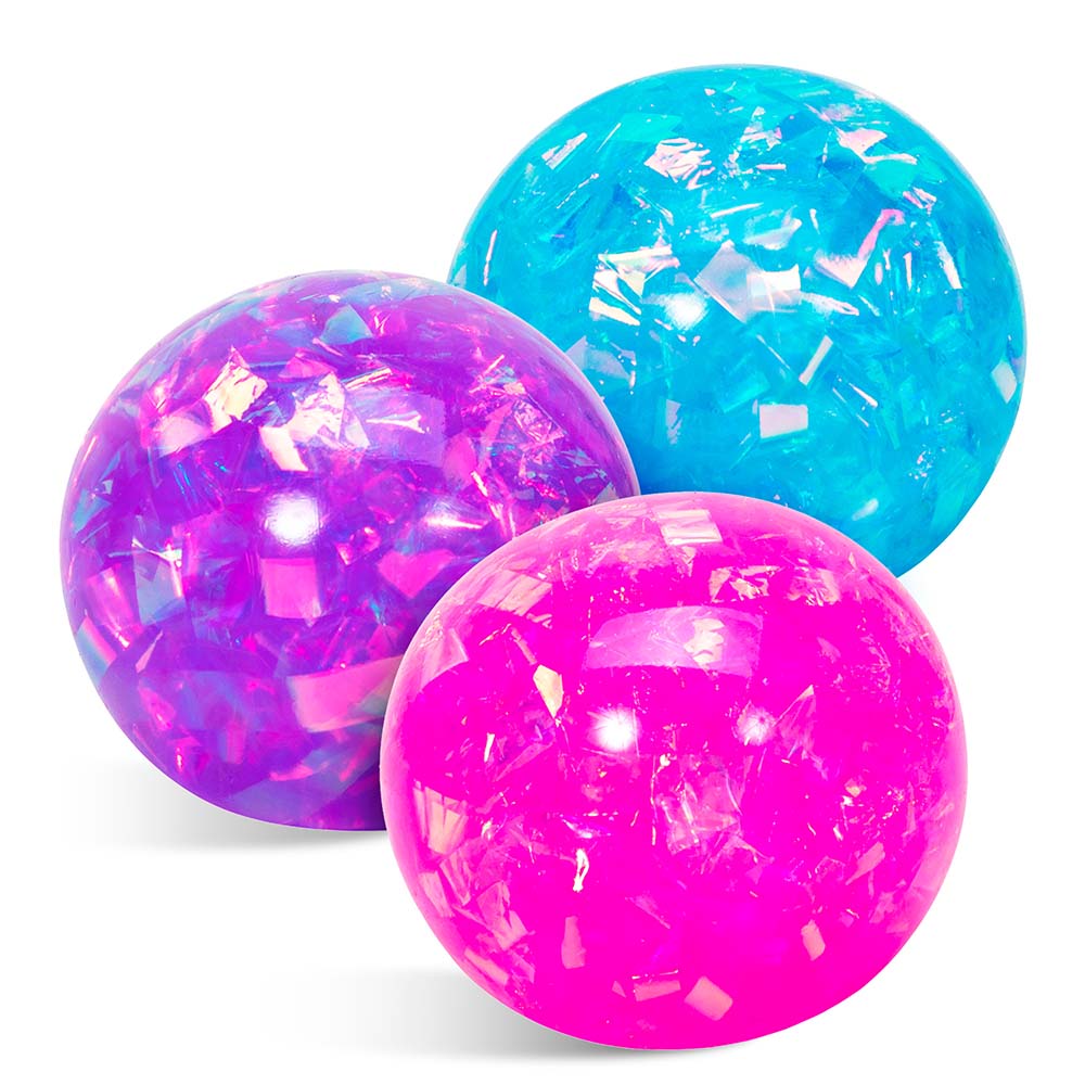 Crystal Needoh,Step into a world of shimmering calm with the Crystal NeeDoh, an iridescent stress ball that glistens and glimmers in the palm of your hand. Available in cool colours like blue, pink, and lilac (colours are chosen randomly), this captivating fidget toy is designed to melt away stress and promote focus. A Calming Fidget Solution Crystal NeeDoh is not just any stress ball. It provides soothing sensory feedback, helping kids focus and remain calm, whether they're facing everyday anxiety or need 