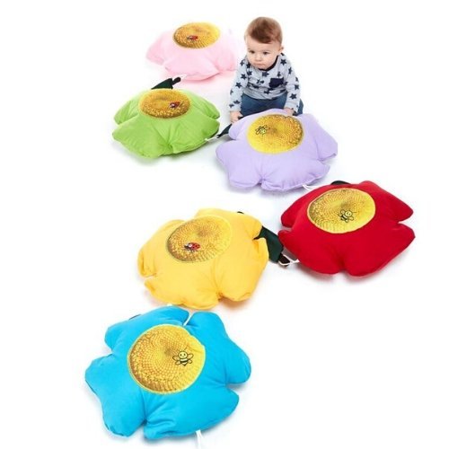 Daisy Chain Cushion Set,Introducing the Daisy Chain Cushion Set, a delightful collection of 6 floor cushions designed to create a vibrant and inviting play area for children in early years and primary settings. Each cushion in the set is shaped like a flower and comes in a different colour, forming a charming chain when attached together. The Daisy Chain Cushion Set features plush and tactile flower-themed floor cushions with highly detailed designs, perfect for children to cuddle up to during storytime or 