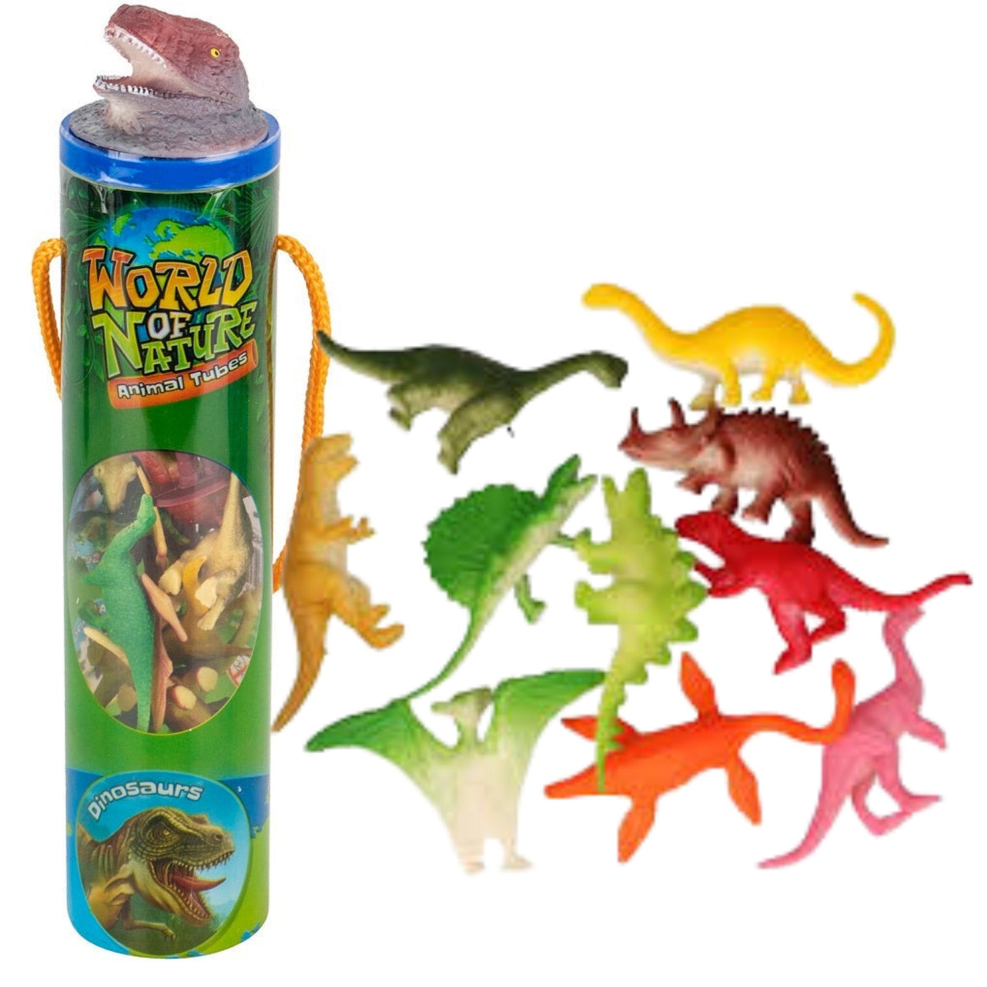 Dinosaur Tube,Dinosaur Tube: Transport Your Child to the Prehistoric Era Embark on a thrilling journey to the age of dinosaurs with our Dinosaur Tube. This vibrant set of mini dinosaur figures is designed to capture the imagination of children, allowing them to create their own prehistoric adventures right in their playroom. Key Features: Vibrant Colours and Detailed Designs: Each dinosaur figure is crafted with meticulous attention to detail and painted in bright, eye-catching colours to make playtime more