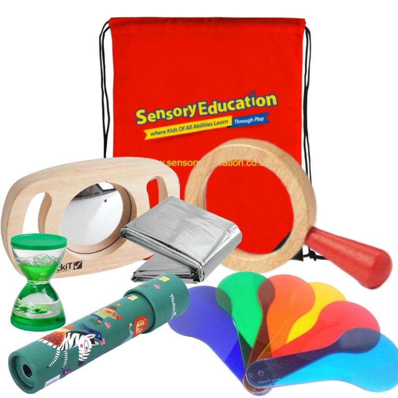 Discovery Set,This wonderful new resource, featuring some of our most popular Little Explorers resources, is guaranteed to provide hours of play and exploration for children across the ages. The magnifier, colour paddles and kaleidoscope and liquid drop timer and foil blanket will transform little treasures into intrepid explorers, spotting colour, pattern, shape and indoors and outdoors. The only limit to the use of this inventive set will be our own imagination! Includes*: Magnifier Colour Paddle Mirror K