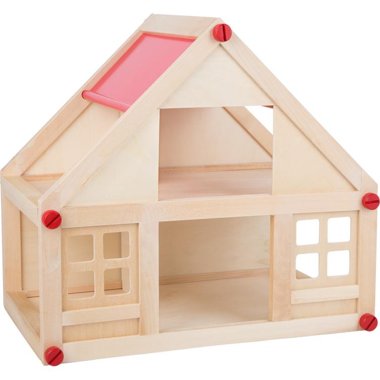 Doll'S House With Furniture,This Doll's House with Furniture is the perfect gift for any child who loves to play house. With its easy-to-assemble design, young builders can have fun putting the walls together and creating their very own dream home.This doll house features two spacious floors, giving children ample space to let their creativity soar. With 22 pieces of furniture included, kids can decorate and furnish each room to their taste. The possibilities are endless, and there's no limit to the fun the