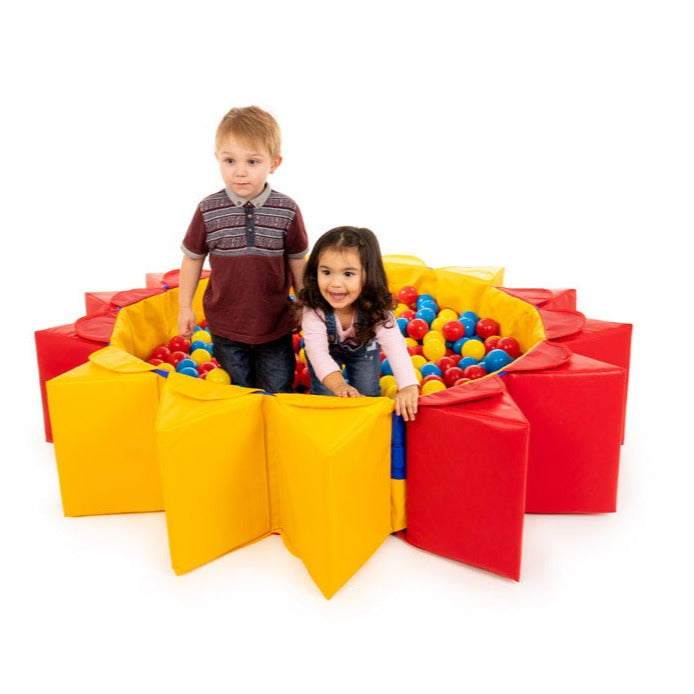 Dublup Ball Pool W/750 Balls,The Dublup Ball Pool is the most versatile ball pool ever. Two Dublup Agility Sets are used to create a portable and easily stored ball pool, suitable for 6 children. It looks spectacular and has great play value, which makes it a real favourite with children. The Dublup Ball Pool's robust construction, combined with easy storage and two minute assembly, make it a winner with staff too. When the ball pool is not in use, the two Dublup Agility sets can be used for further play do