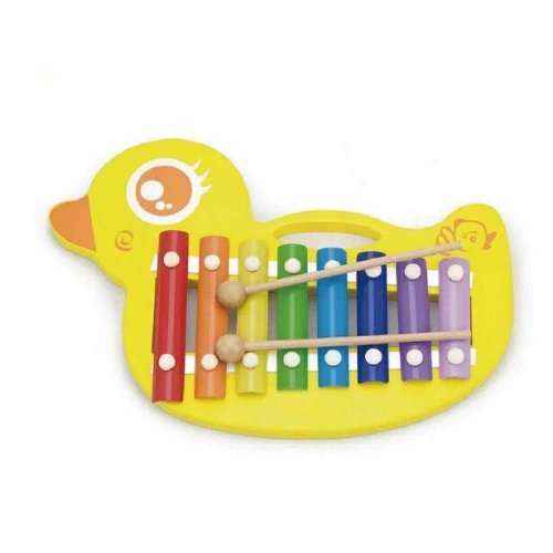 Duck Xylophone,The Musical Duck Xylophone is a vibrant and enchanting musical instrument that combines the joy of music with the whimsy of a friendly duck character. Designed to captivate children's attention with its bright colors and delightful sounds, this xylophone encourages early music exploration and creativity. Its charming appearance and the pleasant sounds of the ringing bars promise to provide hours of entertainment and learning for young musicians. Features: Bright and Colourful Design: The xylo