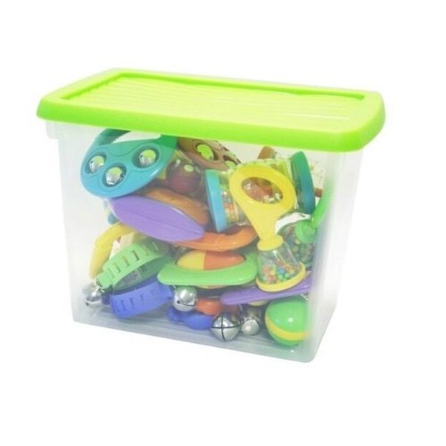 Early Years Music Set,The Early Years Music Set is a vibrant and engaging collection designed specifically for young children, offering a fantastic introduction to the world of music. This comprehensive set includes 25 different musical instruments, providing a rich variety of sounds and tactile experiences. Packaged in a handy storage tub, this set is perfect for educational settings, daycare, or home use, where it can foster a love of music and rhythm in young learners. Contents and Features: Diverse Inst