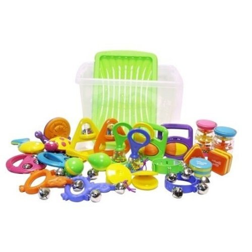 Early Years Music Set,The Early Years Music Set is a vibrant and engaging collection designed specifically for young children, offering a fantastic introduction to the world of music. This comprehensive set includes 25 different musical instruments, providing a rich variety of sounds and tactile experiences. Packaged in a handy storage tub, this set is perfect for educational settings, daycare, or home use, where it can foster a love of music and rhythm in young learners. Contents and Features: Diverse Inst