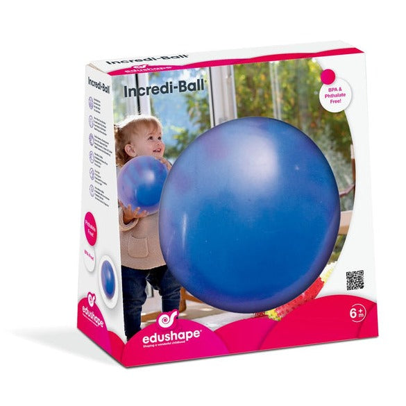 Edushape 18Cm Incredi-Ball,Wow! Learn all about heat sensitivity and colour changing with this amazing new take on the classic Edushape sensory balls. Watch as your handprints appear in magical different colours when you touch the Incredi-ball! The heat sensitivity means little ones will love seeing the different colours appear and disappear – teaching cause and effect whilst providing visual stimulation. The Incredi-ball also teaches fine and gross motor skills, whilst being a magical first ball for your l