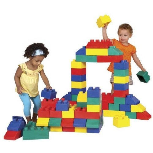 Edushape Edublocks 84 Pieces,Calling all budding architects - introducing fabulous Edushape Edublocks! These large Edushape Edublocks 84 Pieces are interlocking building blocks fit together to create structures big enough for toddlers to play in and walk through. Each Edushape Edublocks building block is flexible, soft and safe for even the tiniest tots to play with. The smallest piece measures 11. 5 x11. 5 x 9cm. Suitable for all ages 84 unique, soft, flexible blocks that are easy to stack Durable, washabl