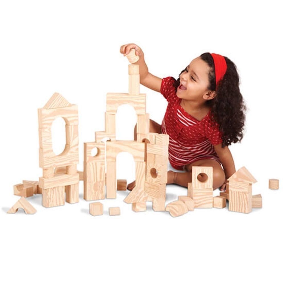 Edushape Wood-Like Soft Blocks,The Edushape Wood-Like Soft Blocks are the perfect combination of durability and creativity for young builders. These foam building blocks may look like wood, but they are actually made of foam, making them safe and soft to play with.Whether your child prefers building on the floor or in the bathtub, these blocks are designed for versatile play. They float in water and easily stick to bathtub tile walls when wet, providing endless entertainment during bath time.With 80 extra-d