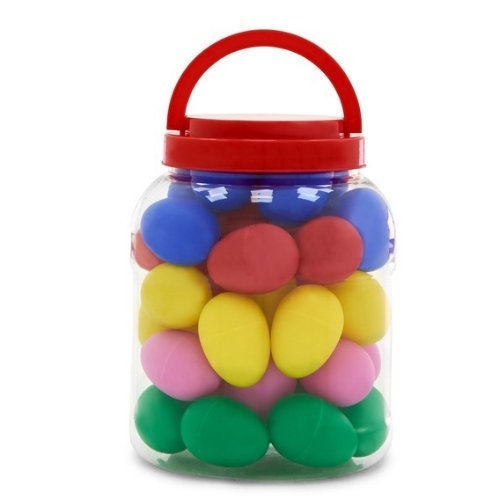 Egg Shaker Bucket Of 40,Egg Shaker Bucket of 40 The Egg Shaker Bucket of 40 is an excellent value percussion bundle, perfect for encouraging group music activities in classrooms. This pack includes 20 pairs of egg shakers, providing a total of 40 individual shakers for students to experiment with and enjoy. Key Features: Assorted Colours: The pack includes 20 pairs of egg shakers in a variety of bright, engaging colours, making them visually appealing for children. Subtle and High Pitch: These egg shakers p