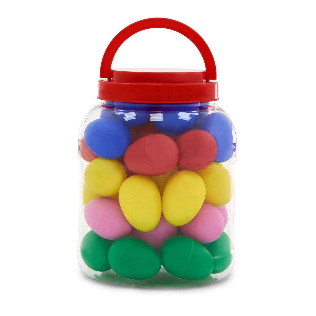 Egg Shaker Bucket Of 40,Egg Shaker Bucket of 40 The Egg Shaker Bucket of 40 is an excellent value percussion bundle, perfect for encouraging group music activities in classrooms. This pack includes 20 pairs of egg shakers, providing a total of 40 individual shakers for students to experiment with and enjoy. Key Features: Assorted Colours: The pack includes 20 pairs of egg shakers in a variety of bright, engaging colours, making them visually appealing for children. Subtle and High Pitch: These egg shakers p