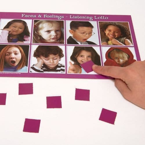 Faces And Feelings Board Game,Faces and Feelings Board Game Overview: The Faces and Feelings Board Game is an engaging and educational resource designed to help children understand and express emotions. By matching narrative statements to photographs of kids' faces showing different expressions, children can explore the look and tone of various emotions. This game is ideal for young and special learners, supporting their emotional development and communication skills. How to Play: Listen and Match: Students