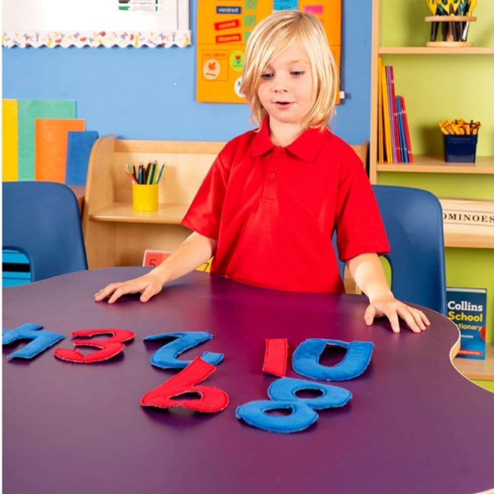 Feely Fabric Numbers,Feely Fabric Numbers: A Sensory Approach to Early Numeracy Introduce a tactile and engaging method to number learning with the Feely Fabric Numbers. These luxurious, soft-touch numbers are designed to make early numeracy fun and appealing for young learners. Perfect for various identifying, matching, ordering, and sorting activities, these numbers add an extra sensory dimension to learning. Key Features of Feely Fabric Numbers: Sensory Learning Soft-Touch Fabrics: Made from two differen