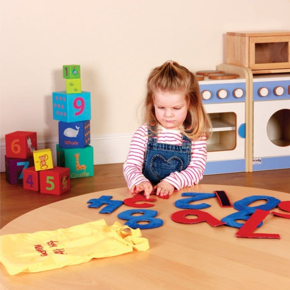 Feely Fabric Numbers,Feely Fabric Numbers: A Sensory Approach to Early Numeracy Introduce a tactile and engaging method to number learning with the Feely Fabric Numbers. These luxurious, soft-touch numbers are designed to make early numeracy fun and appealing for young learners. Perfect for various identifying, matching, ordering, and sorting activities, these numbers add an extra sensory dimension to learning. Key Features of Feely Fabric Numbers: Sensory Learning Soft-Touch Fabrics: Made from two differen