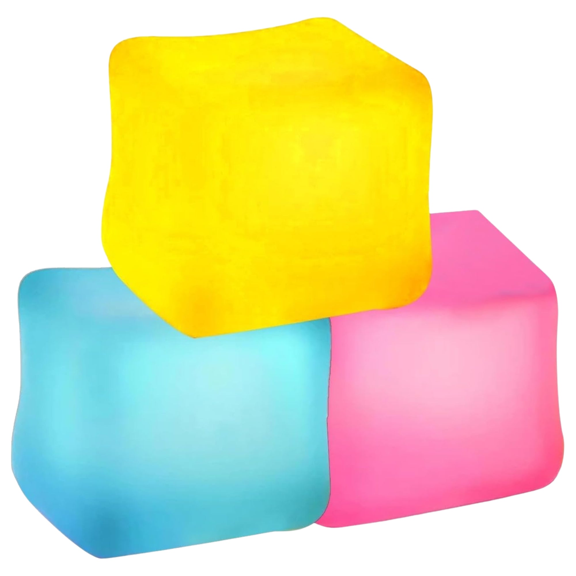 Fidget Ice Cube,Fidget Ice Cube Chill out with the coolest fidget toy in town, the Fidget Ice Cube! This satisfying stress ball comes in three translucent colours, including purple, pink, and blue, creating a snazzy ice cube effect. The Fidget Ice Cube is the ideal size for little hands to hold, squeeze, squish, and smush. But don’t worry, the non-toxic, dough-like material will always bounce back to its original shape. Perfect for on-the-go fidget fun or as an anxiety reliever. This stress ball will also h