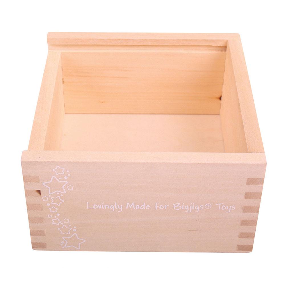 First Posting Box,Help your little one develop colour and shape recognition with this wooden Posting Box. Match the shapes to the colours and slots on the top of this wooden box and post each shape through the correct hole. Help your little one develop colour and shape recognition with this wooden Posting Box. Match the shapes to the colours and slots on the top of this wooden box and post each shape through the correct hole. The wooden box features a sliding top to allow easy access to all shapes and stora