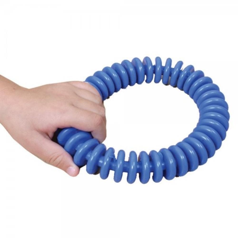 Flexi Ring,The Tactile Flexi Ring is a wonderfully designed sensory tool that offers both tactile stimulation and physical benefits to its users. This easy-to-grasp ring is ideal for anyone needing to engage their hands in sensory play. Features of the Tactile Flexi Ring: Tactile Stimulation: The Flexi Ring is specifically crafted to enhance tactile awareness, with its unique texture and flexible material that encourages continuous exploration. Muscle Development: Regular use of the Flexi Ring helps in stre