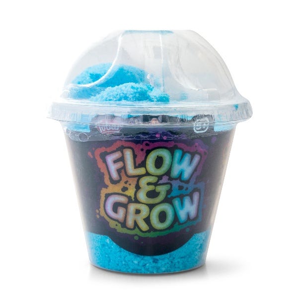 Flow And Grow Sand,The Flow and Grow Sand is a captivating sand-like putty that offers a unique sensory experience. This remarkable putty expands and seems to move on its own when shaken within its container. Unlike traditional putty, this product provides a dynamic interaction that fascinates and engages both children and adults alike. Key Features of Flow and Grow Sand: Expanding Action: Once shaken, the putty expands, creating a mesmerizing effect that appears as if the sand is growing and moving. Sand-L