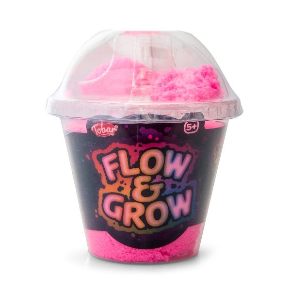 Flow And Grow Sand,The Flow and Grow Sand is a captivating sand-like putty that offers a unique sensory experience. This remarkable putty expands and seems to move on its own when shaken within its container. Unlike traditional putty, this product provides a dynamic interaction that fascinates and engages both children and adults alike. Key Features of Flow and Grow Sand: Expanding Action: Once shaken, the putty expands, creating a mesmerizing effect that appears as if the sand is growing and moving. Sand-L