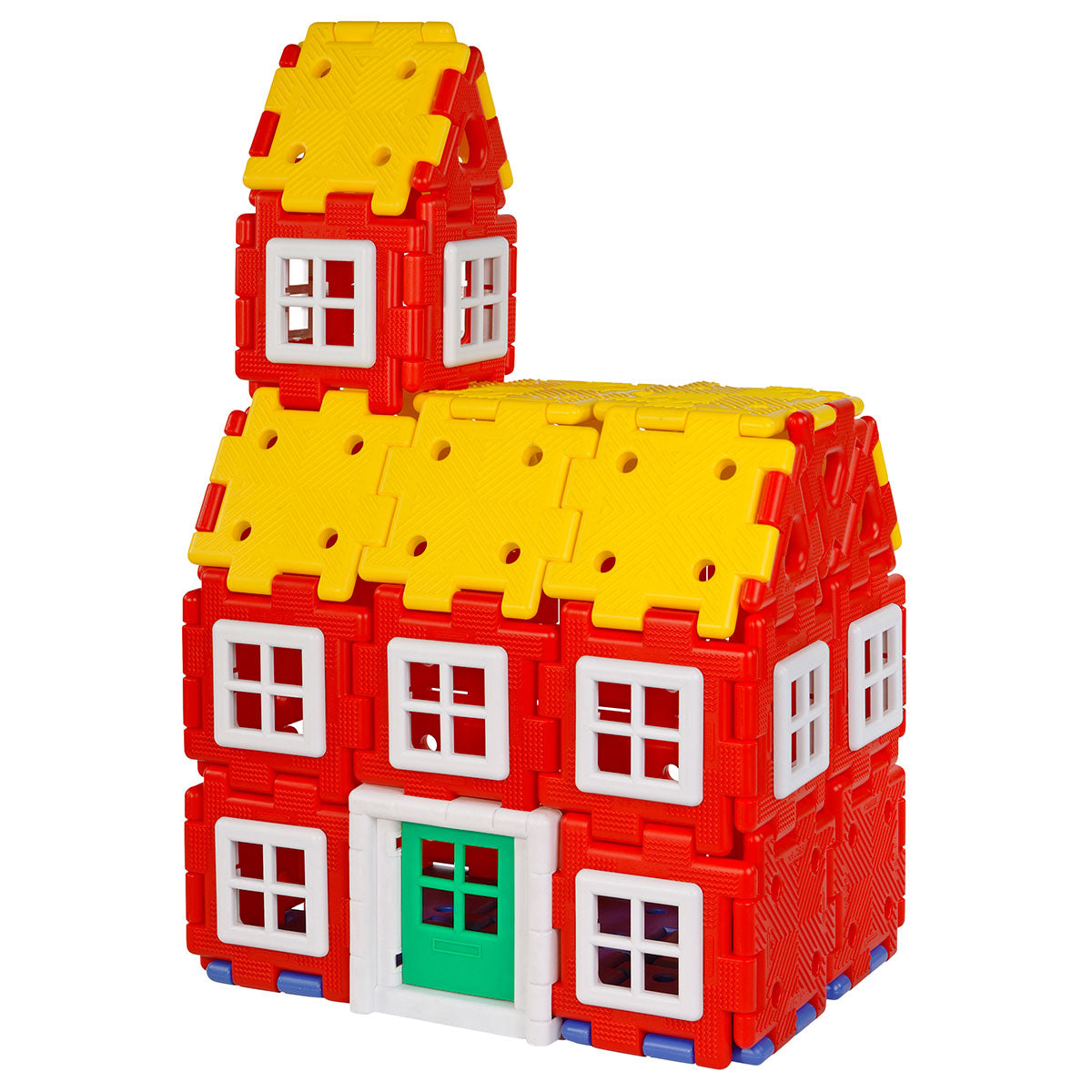 Giant Polydron House Builder,Spark the imagination of young builders with the Giant Polydron House Builder set, the ultimate construction toy for budding architects and creative minds. This versatile set includes enough pieces to build a house, a skyscraper, a church, or any imaginative design that children can dream up. It's perfect for teaching young learners about shape and space in a fun, engaging way. The Giant Polydron House Builder set is designed for both indoor and outdoor use, crafted from super t