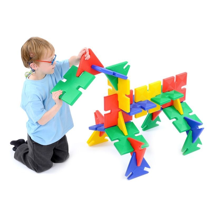 Giant Polyplay 24 Pieces,Unleash the power of imagination and geometry with the Giant PolyPlay 24 Pieces, a versatile construction set designed to spark the minds of young learners. Ideal for both indoor and outdoor use, this set offers the flexibility to build a wide array of models, from complex geometric structures to everyday objects, people, and animals. The Giant PolyPlay Set of 24 Pieces is perfect for nurseries and primary schools, encouraging children to engage in hands-on learning while developing