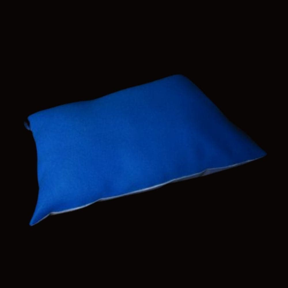 Glo Cushion Single Rectangle Large,Dive into a world of sensory delight with the Glo Cushion Single Rectangle Large, a unique and innovative addition to any sensory room, den, or play area. Utilizing advanced glow crystals embedded within a polymer-based material, this cushion recharges with exposure to sunlight and ambient light, providing a continuous soft glow that captivates and calms. The Glo Cushion Single Rectangle Large is crafted from super soft brushed nylon, offering a soothing tactile experience