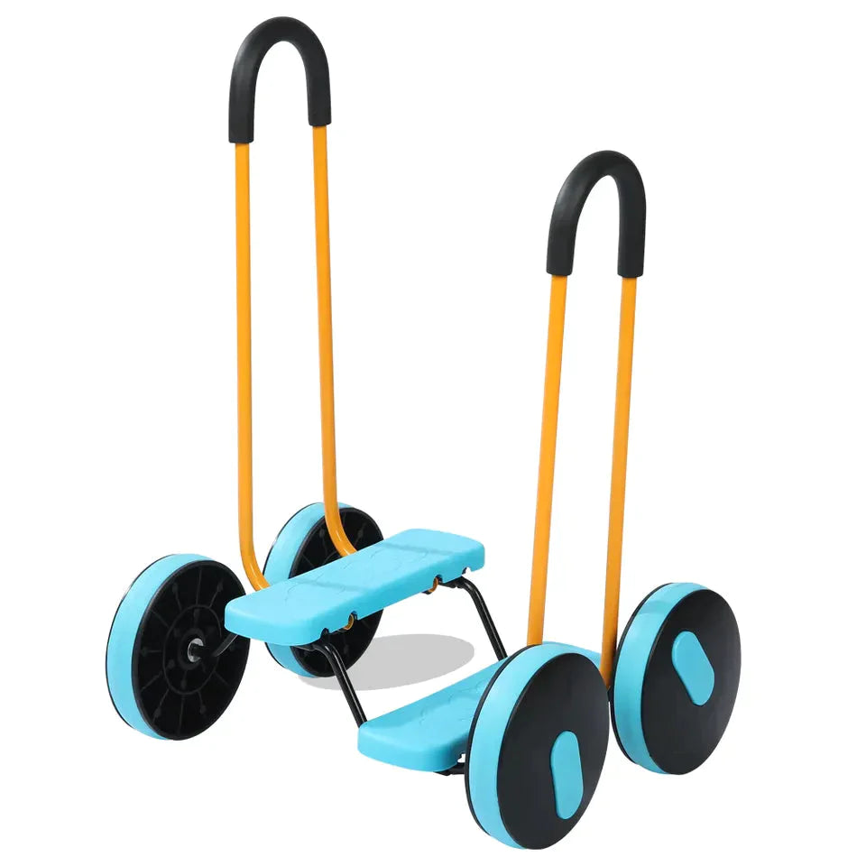 Gogo Wheel Walker,Introducing the GoGo Wheel Walker With Handles, the ultimate ride-on toy for children of all ages. This stimulating vehicle combines fun and challenge, putting their coordination and balancing skills to the test.Designed with sturdy handles, the GoGo Wheel Walker provides a safe way to encourage movement and develop confidence. As children grow and gain more control, the handles can be removed, transforming the walker into a sleek and exciting ride-on toy.This versatile toy is guaranteed t