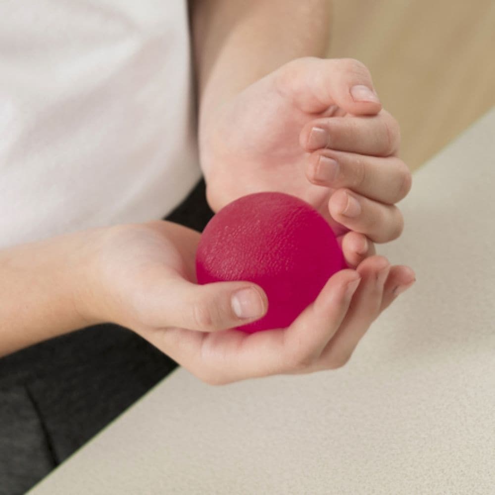 Hand Strengthener Fidget Balls 3Pk,Boost Dexterity and Concentration with the Hand Strengthener Fidget Balls Pack Discover the perfect blend of therapeutic fun and physical therapy with the Hand Strengthener Fidget Balls Pack of 3. These silicone balls are designed to improve grip strength, hand endurance, dexterity, and overall muscular tone, making them ideal for children and teenagers aged 3 to 16 years. Key Features of the Hand Strengthener Fidget Balls Pack: Enhances Motor Skills: Each ball is crafted 