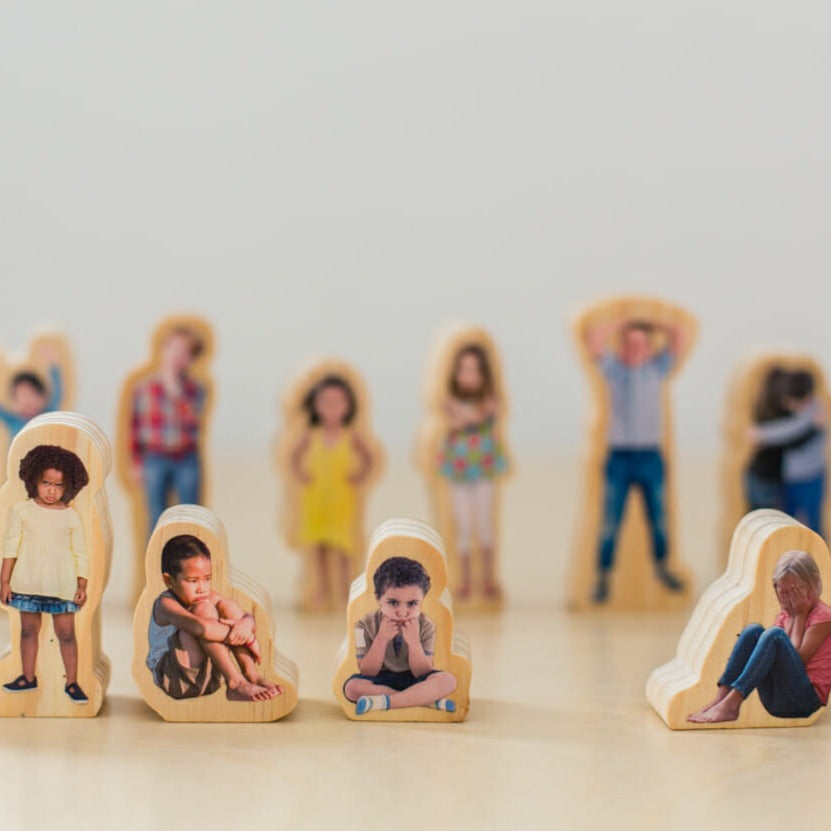 How Am I Feeling Today Wooden People,How Am I Feeling Today Wooden People Set Introducing the high-quality How Am I Feeling Today Wooden People Set, a must-have for every child's toy collection. This set includes 15 wooden people, each printed with a photo of a child displaying a wide range of emotions, from crying and frustration to excitement and happiness. Emotional well-being is a crucial aspect of a child's development, and this set provides a unique opportunity for children to express and manage their