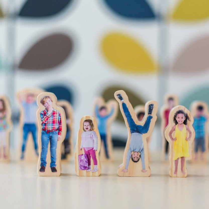 How Am I Feeling Today Wooden People,How Am I Feeling Today Wooden People Set Introducing the high-quality How Am I Feeling Today Wooden People Set, a must-have for every child's toy collection. This set includes 15 wooden people, each printed with a photo of a child displaying a wide range of emotions, from crying and frustration to excitement and happiness. Emotional well-being is a crucial aspect of a child's development, and this set provides a unique opportunity for children to express and manage their