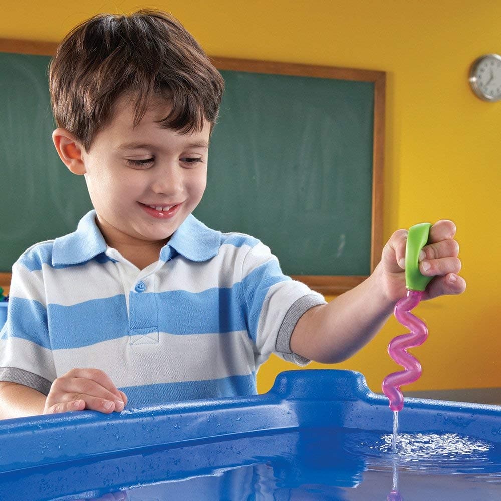 Learning Resources Twisty Droppers,Spark curiosity and enhance motor skills with our Twisty Droppers, designed specifically for young learners. This set of four colourful, pipette-style droppers is perfect for a wide range of activities, from water play to scientific exploration, making learning both fun and interactive. Key Features of the Twisty Droppers: Develop Fine Motor Skills: Each Twisty Dropper is designed to help children develop hand and finger muscle strength. Squeezing the soft, durable bulb pr