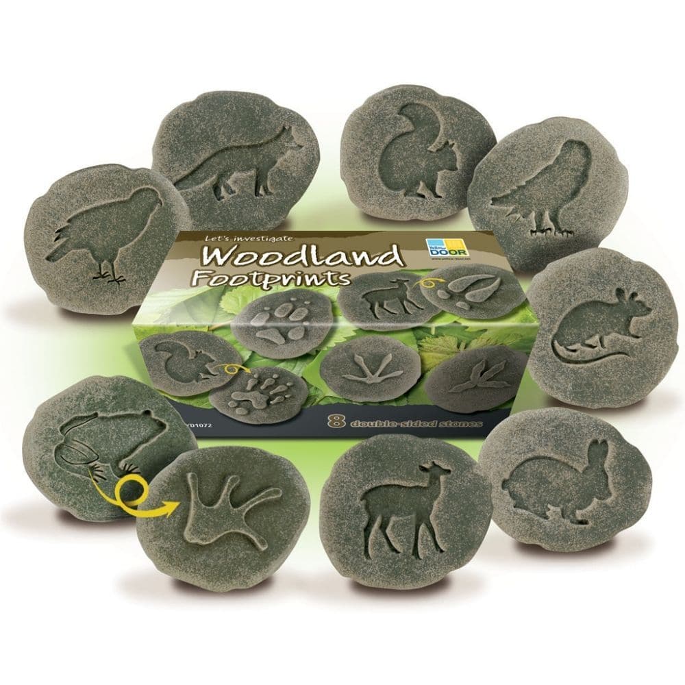 Let’S Investigate Woodland Footprints,This set of engaging Let’s Investigate Woodland Footprints is a great way for children to start their woodland explorations! Each set includes footprints for a fox, squirrel, rabbit, frog, deer, buzzard, owl, and mouse. The Let’s Investigate Woodland Footprints can be sorted by categories such as homes, feathers, claws, and diet. Children can record their findings by taking rubbings, making impressions in play dough, and investigating what else they can find out about e