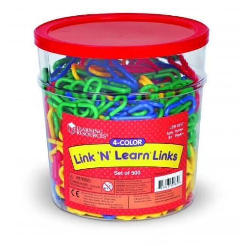 Link 'N' Learn Links Set Of 500,Unlock a world of educational fun with the Link 'N' Learn Links Set of 500, the ultimate tool for children to explore sorting, patterning, counting, measurement, and graphing activities. This versatile set is designed to encourage creative play while developing fine motor skills through engaging, hands-on experiences. Features of the Link 'N' Learn Links Set of 500: Extensive Set: With 500 durable links in four vibrant colors, this set offers endless opportunities for childre