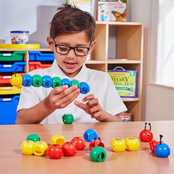 Magnetic Number Bugs,Introduce young learners to the exciting world of numbers with Magnetic Number Bugs—a versatile and engaging educational tool designed to make learning numbers 1-20 fun and interactive. Magnetic Number Bugs Features: Build Your Bug: With vibrant and magnetic body segments numbered 1-20, children can unleash their creativity by constructing their own unique Number Bugs. Each set includes 20 body segments and 4 bug heads, allowing for endless combinations and imaginative play. Dual-Sided 