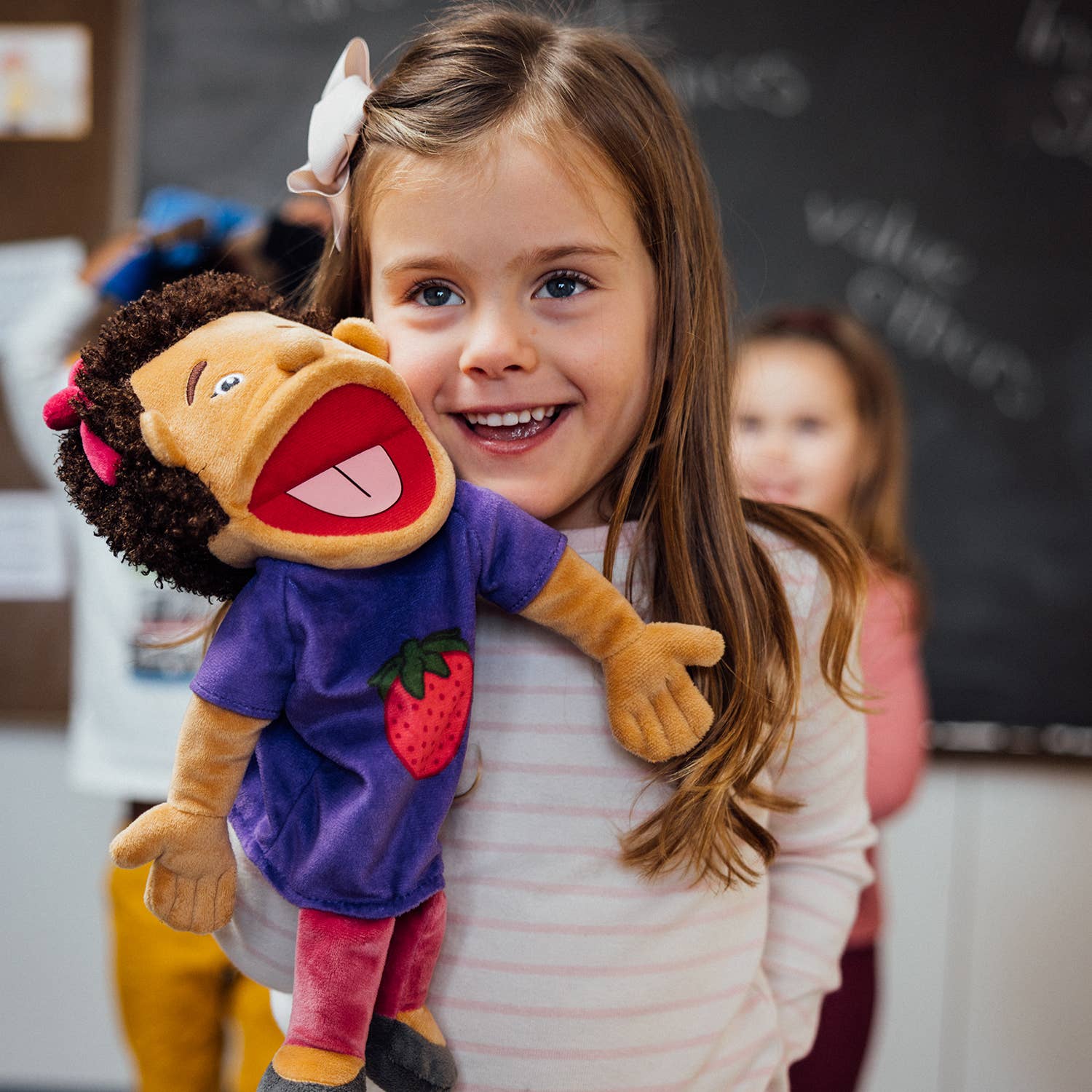 Miriam's Puppet,Miriam's Puppet is a captivating and educational tool designed to encourage early learners to explore their emotions and engage in imaginative play. This friendly kid puppet is the perfect companion for teaching lessons in empathy, sportsmanship, and emotional expression, making it an invaluable asset for both classroom and home environments. Miriam's Puppet Specifics: Length: At 14 inches long, Miriam's Puppet is ideally sized for young children to handle easily, making it perfect for inter