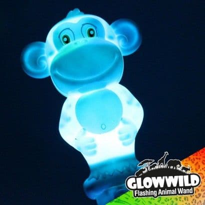 Monkey Mega Flashing Animal Wand,Introducing the Monkey Mega Flashing Animal Wand! Get ready for some wild and colourful fun with our Monkey Mega Flashing Animal Wand! This cheeky monkey is guaranteed to bring a smile to your face with its super bright colour flash effects. Here's why you'll love it: Key Features: Vibrant Flash Effects: This large baton features a friendly monkey on the top and a disco ball at the base, both packed with multi-coloured, multi-function LEDs. Watch as the colourful lights shin