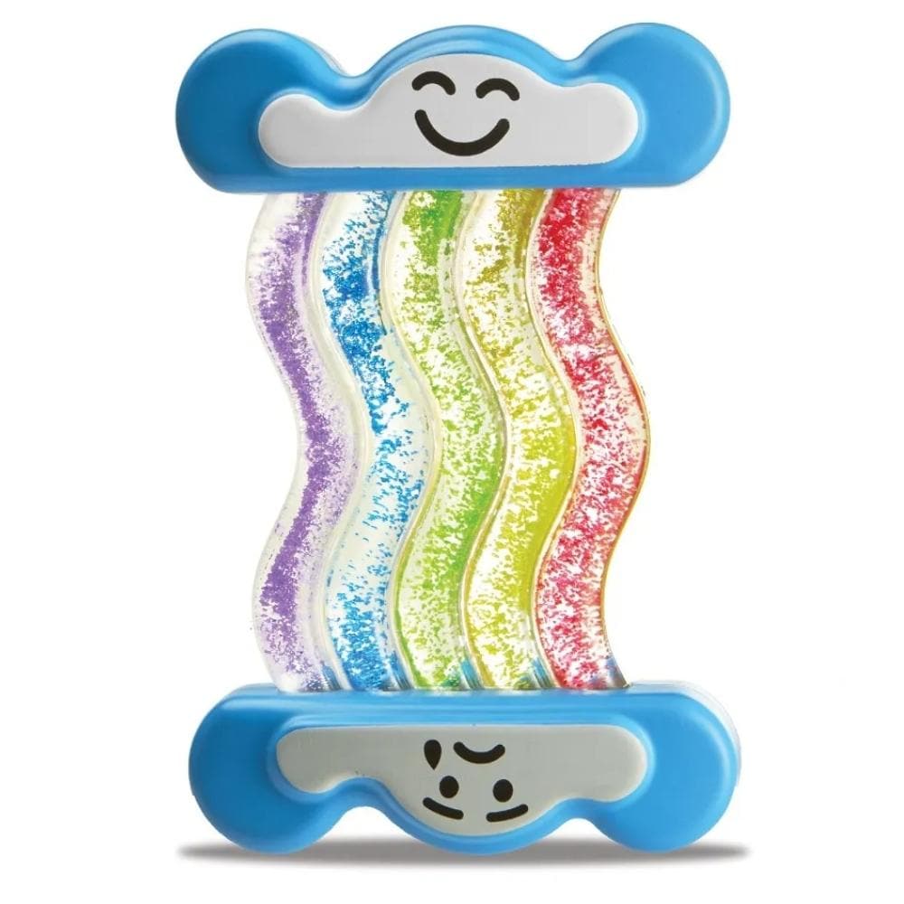 My Feelings Rainbow Fidget,Introducing the My Feelings Rainbow Fidget, an innovative sensory toy designed to assist children in recognising and managing their emotions in a colourful and engaging manner. This double-sided fidget tool is more than merely a toy; it's a companion for moments of overwhelming feelings, providing a visual metaphor for emotions that children can easily understand and relate to. Key Features of the My Feelings Rainbow Fidget: Double-Sided Emotional Representation: One side features