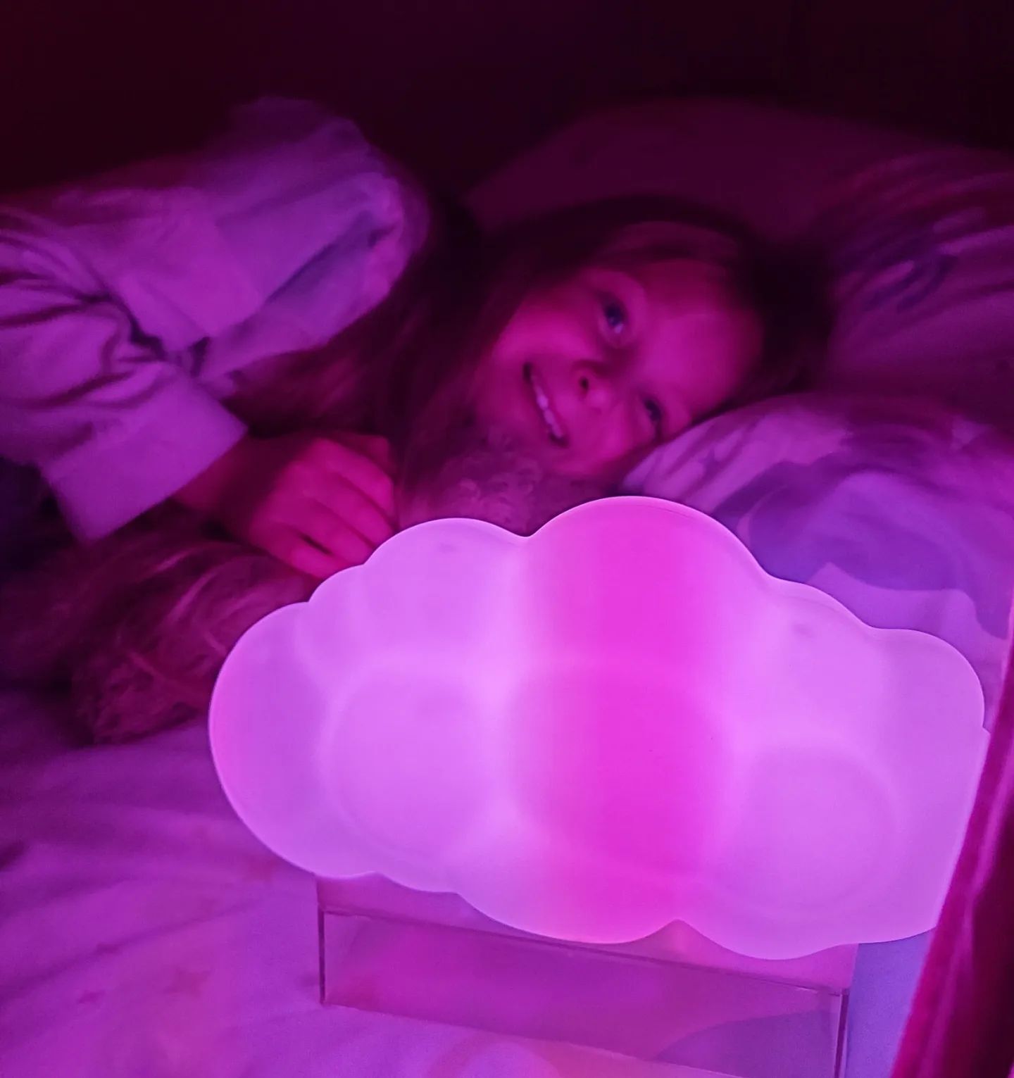 My Very Own Cloud,Transform your room into a mesmerizing dreamscape with My Very Own Cloud. This enchanting cloud, set on a clear stand, creates a captivating visual and auditory experience that will delight children and adults alike. In the dark, the cloud appears to float, adding a magical touch to any space. With three different modes, you can tailor the experience to suit your mood: Relaxing Rain: Drift off to sleep to the soothing sound of gentle rain accompanied by a calming colour-changing LED light.