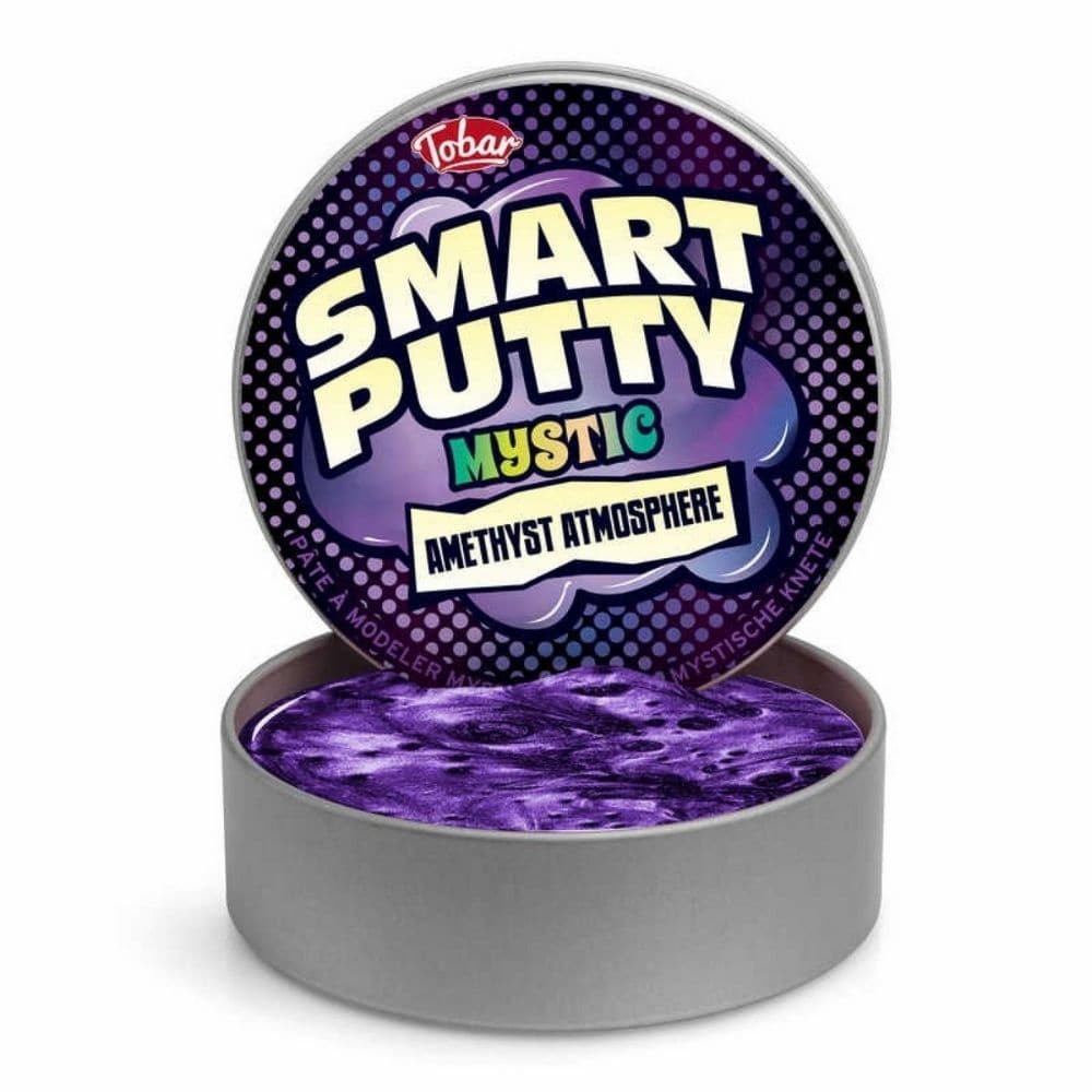 Mystic Smart Putty,Indulge in the mesmerizing allure of Mystic Smart Putty, a tactile wonder that will captivate your senses with its intriguing mystical colour! This incredible shape-shifting putty is not just mouldable; it's stretchy, bouncy, and endlessly fascinating. Packaged in a convenient tin that seals in the freshness, Mystic Smart Putty is ready for tactile fun whenever inspiration strikes. Whether you're moulding, stretching, bouncing, or simply watching it melt between your fingers, this putty p