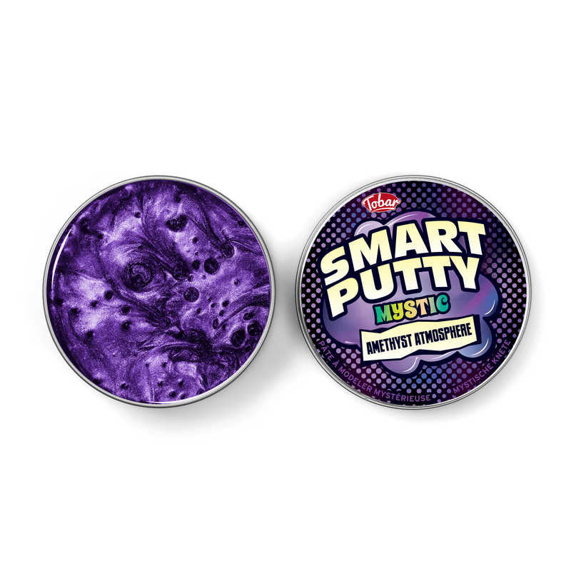 Mystic Smart Putty,Indulge in the mesmerizing allure of Mystic Smart Putty, a tactile wonder that will captivate your senses with its intriguing mystical colour! This incredible shape-shifting putty is not just mouldable; it's stretchy, bouncy, and endlessly fascinating. Packaged in a convenient tin that seals in the freshness, Mystic Smart Putty is ready for tactile fun whenever inspiration strikes. Whether you're moulding, stretching, bouncing, or simply watching it melt between your fingers, this putty p